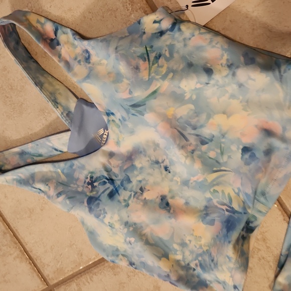 NWT ❗️ RBX two peaces set blue pink flowers size xs - Picture 8 of 15